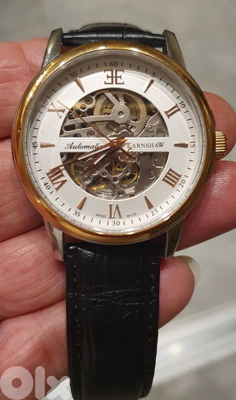 swiss made earshaw automatic clock 2