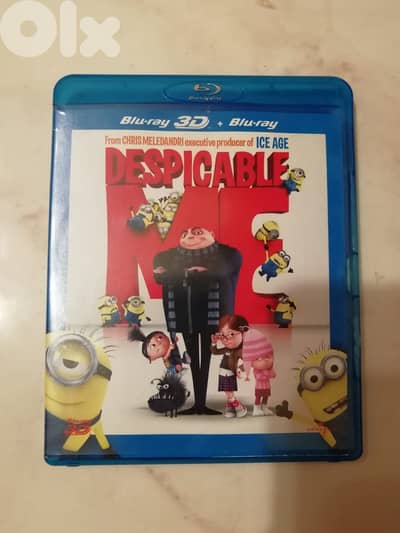 Dispicable me original Bluray + bluray 3d