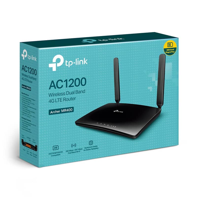 Archer MR400 AC1200 Wireless Dual Band 4G LTE Router 3