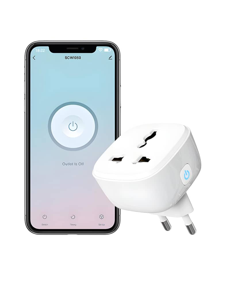 High Power Smart Plug WiFi Travel Adapter Reminder 0