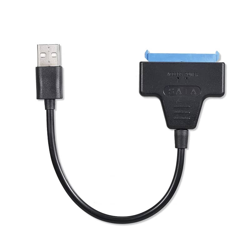 USB 2.0 to SATA Adapter Cable Hard Disk Adapter Converter Cable 2