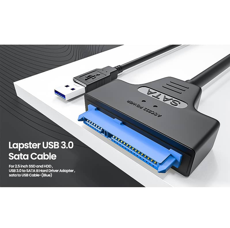 USB 2.0 to SATA Adapter Cable Hard Disk Adapter Converter Cable 8