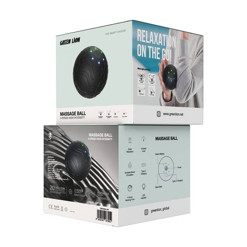 Green Lion Massage Ball 3