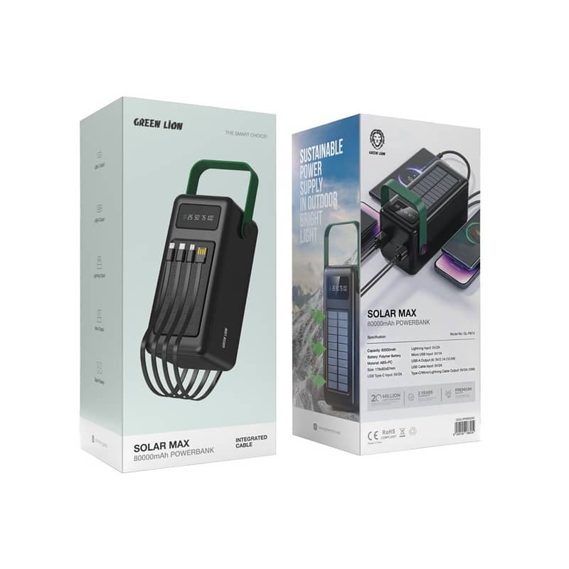 Green Lion Solar Max 80000mAh Powerbank 1