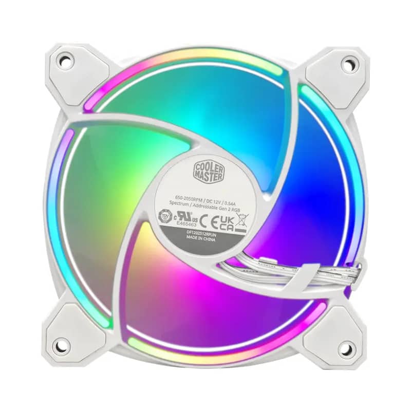 Cooler Master MasterFan MF120 Halo² White Edition | MFL-B2DW-21NP2-R2 2