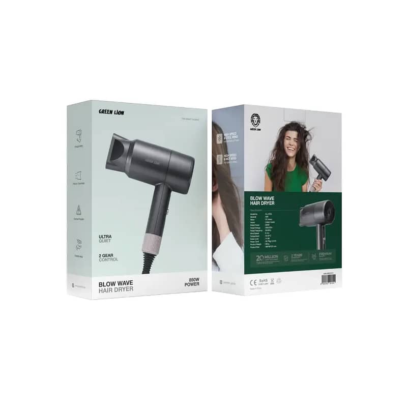 Green Lion Blow Wave Hair Dryer 850W 1