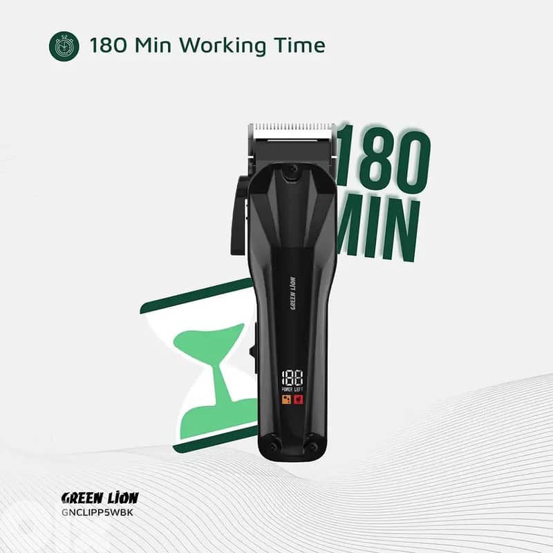 Green Lion Clip Pro Professional Hair Clipper 4