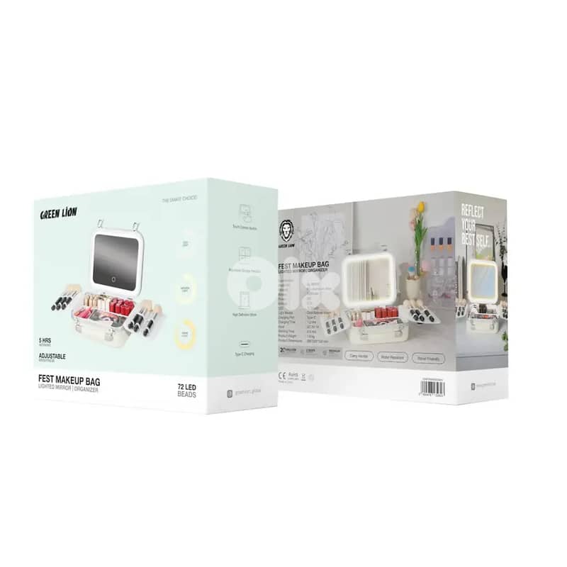 Green Lion Fest Makeup Bag 8