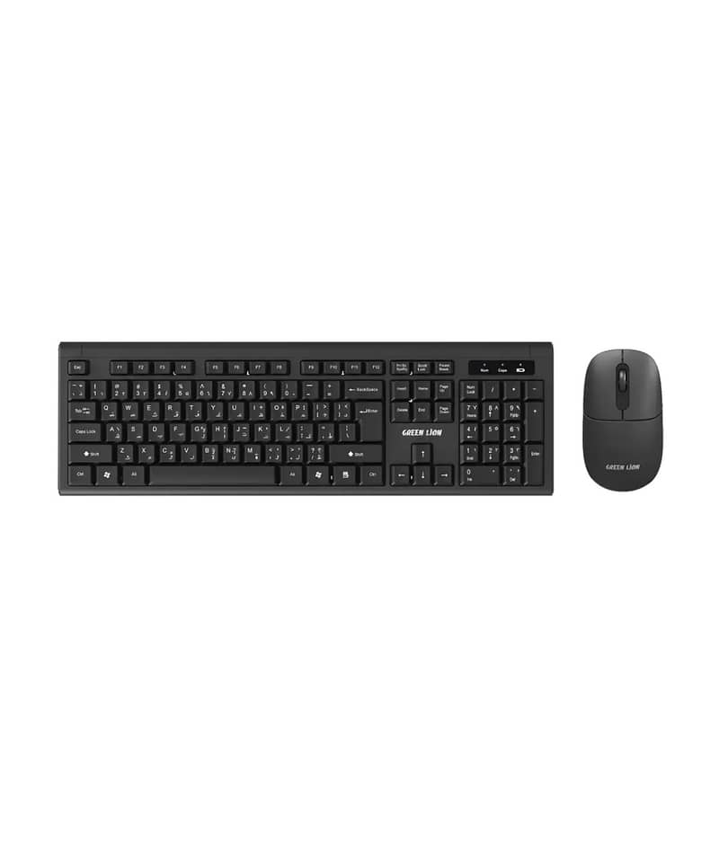 Green Lion GKM-200 Wireless Combo Keyboard and Mouse 0