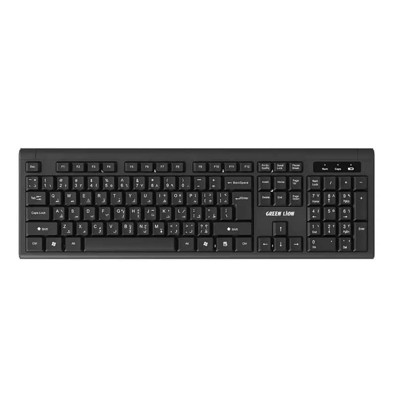 Green Lion GKM-200 Wireless Combo Keyboard and Mouse 1