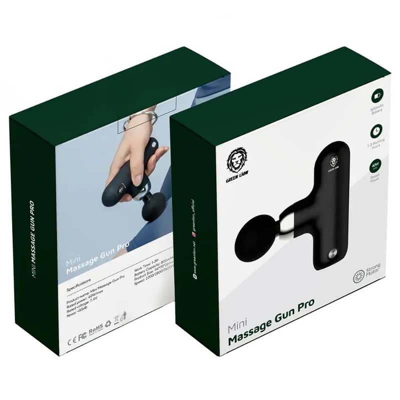 Green Lion Mini Massage Gun Pro 800mAh 40W 3