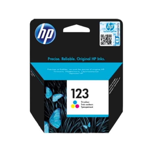 HP 123 Black & Tri-Color Original Ink Cartridge 0