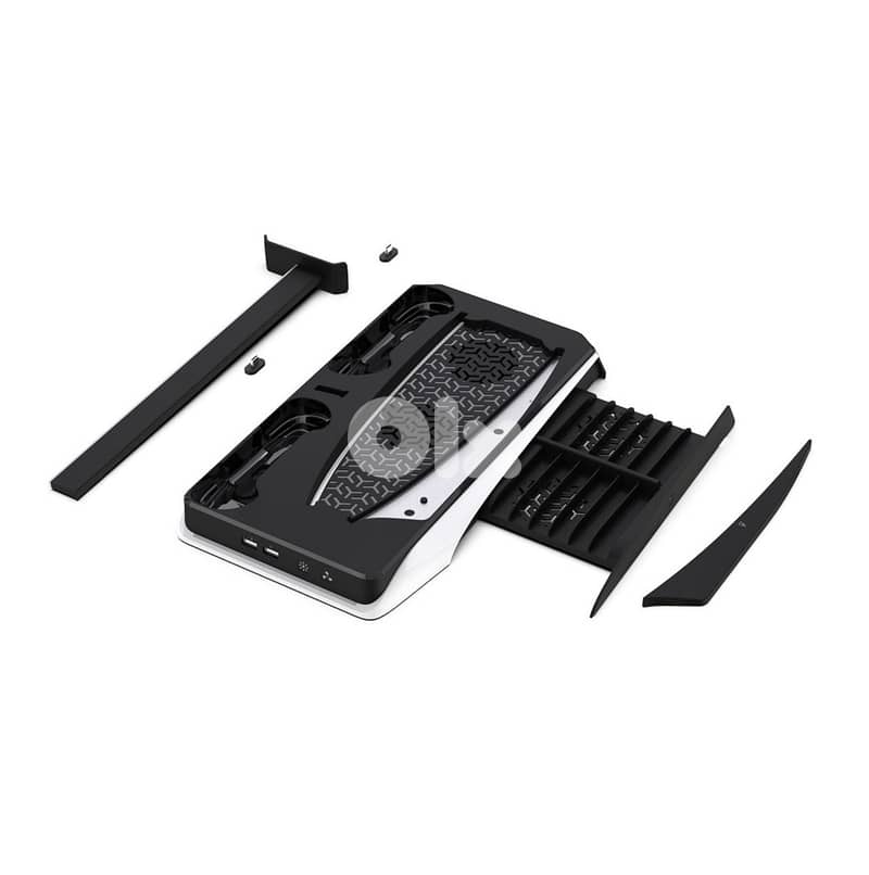 Porodo Gaming Multi-Function PS5 & Headphone Cooling & Charging Hub 2