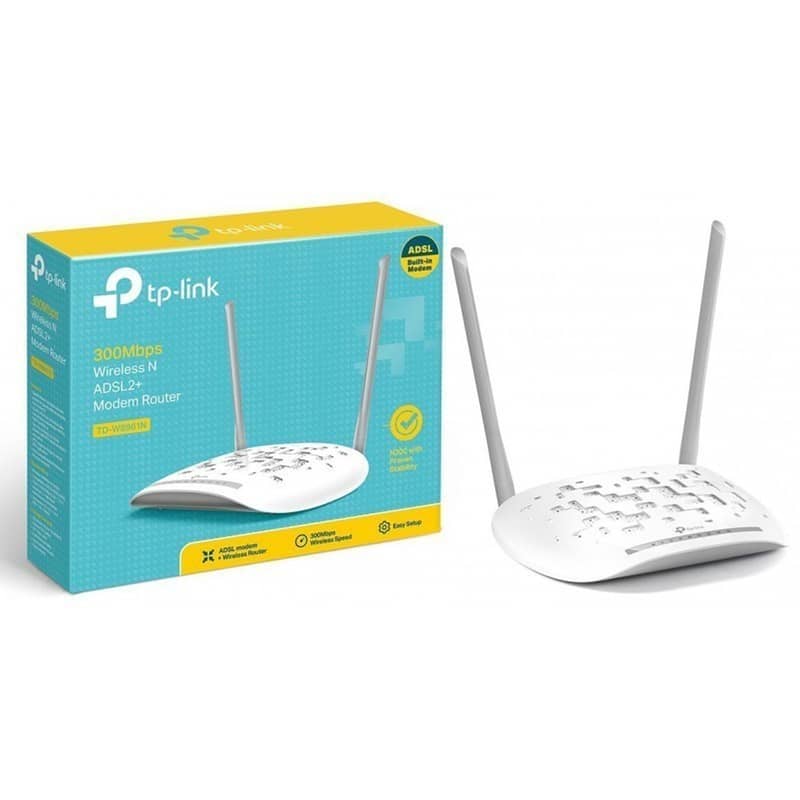 TPLINK 300Mbps Wireless N ADSL2+ Modem Router TD-W8961N 2