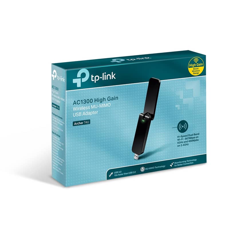 TP-Link AC1300 Wireless Dual Band USB Adapter | ARCHER-T4U 2