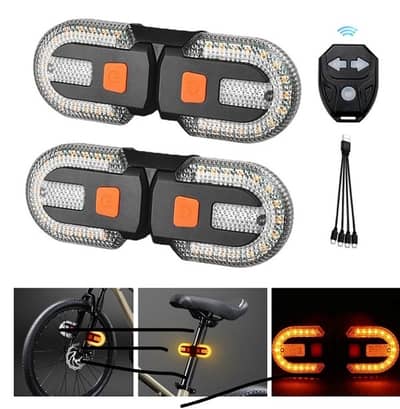 Bike Tail Light with Turn Signal, USB Rechargeable Bike Turn Signal