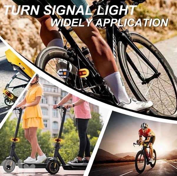Bike Tail Light with Turn Signal, USB Rechargeable Bike Turn Signal 6