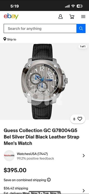 GC by Guess chronograph watch 4