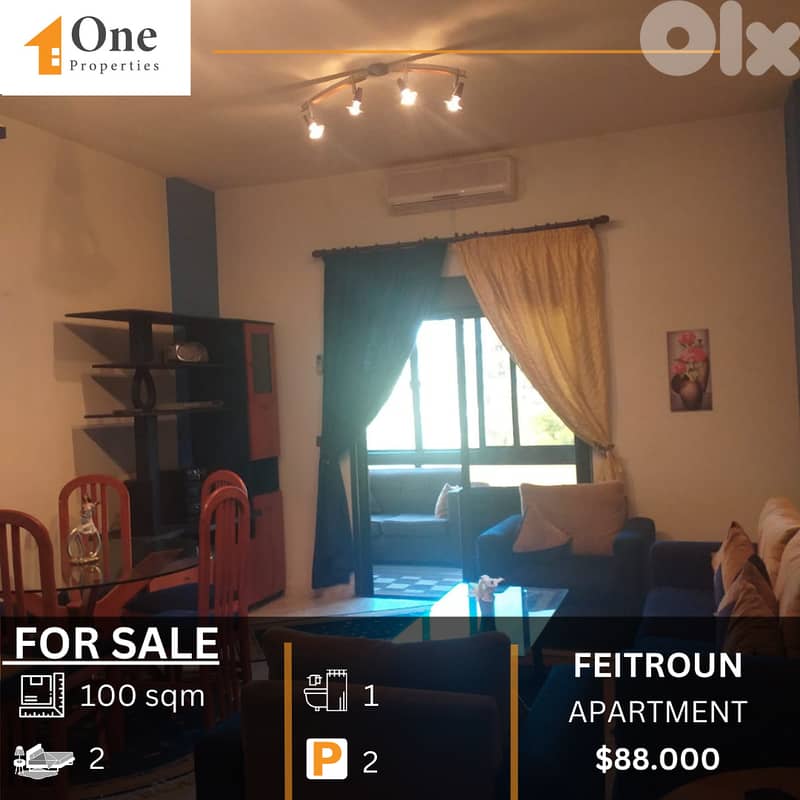 APARTMENT FOR SALE IN FEITROUN 0