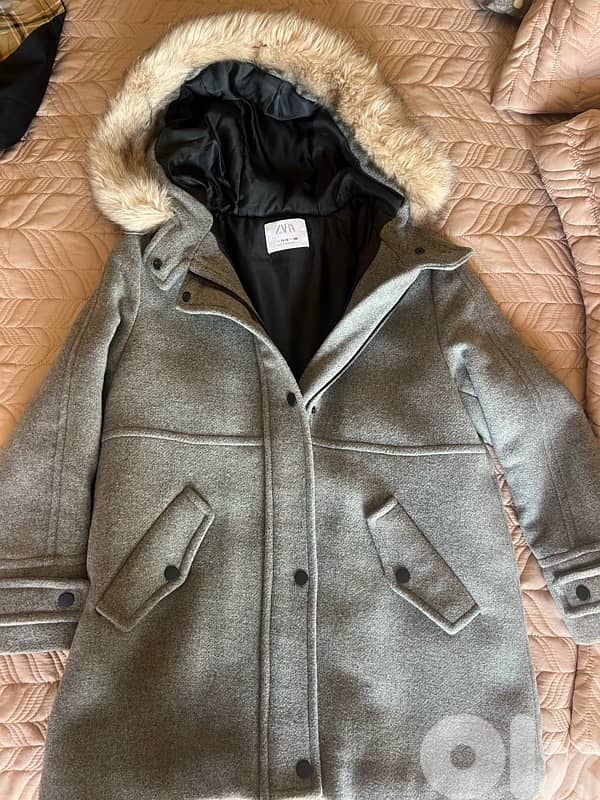 Zara grey coat 0