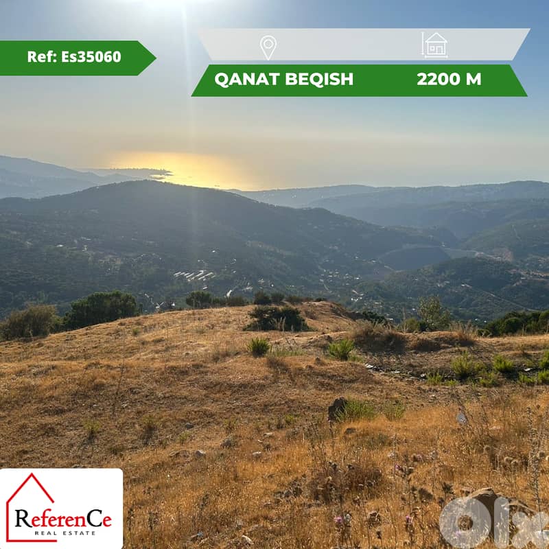 Very prime location land in Bekish أرض بموقع مميز جدًا في بيكيش 0