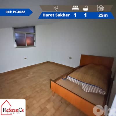 Apartment for rent in Haret Sakher شقة للإيجار في حارة صخر