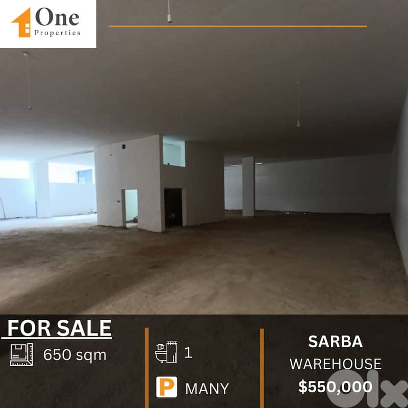 WAREHOUSE FOR SALE IN SARBA 0