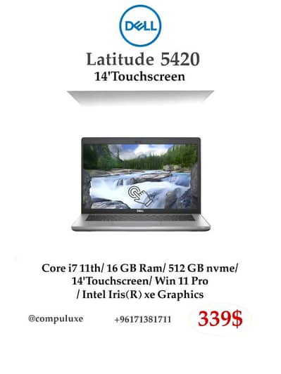 Dell Latitude Touchscreen