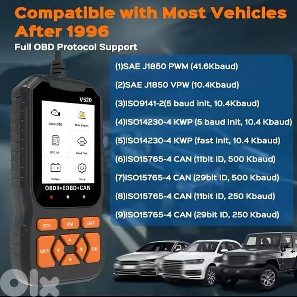 OBD2 Car Scanner V520 2
