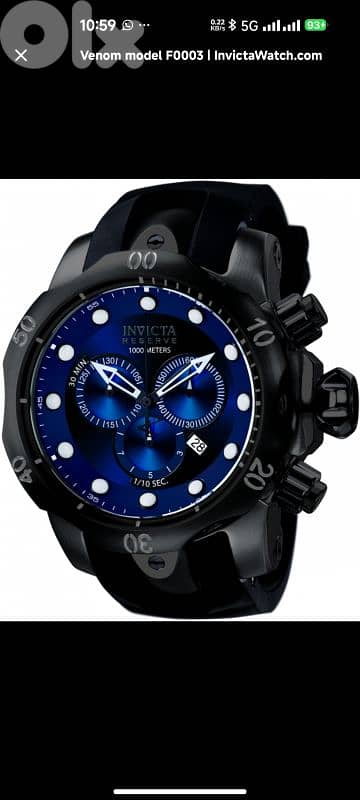 INVICTA RESERVE VENOM chronograph F0003 0