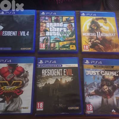 ps4 used games