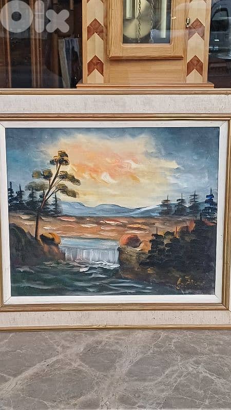 لوحة رسم زيتي اوروبية 2