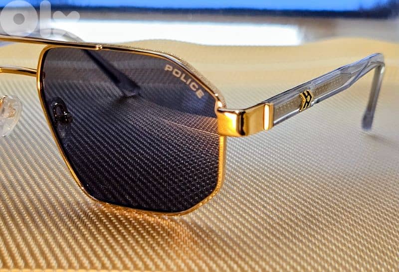 Police Gold model luxury Sunglasses 5