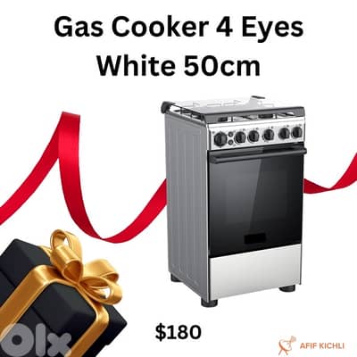 Gas Cooker 4 Eyes فرن غاز كفالة شركة