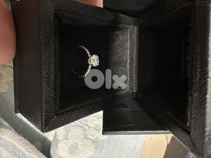 1.36 CT Round Cut Lab Grown Diamond Ring 0