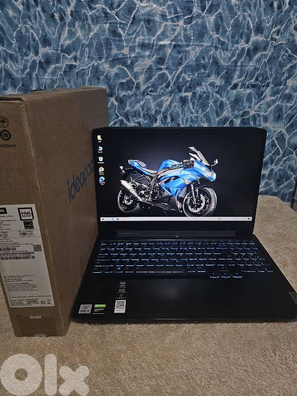 Gaming laptop with box lenovo- 10th GEN cpu 0