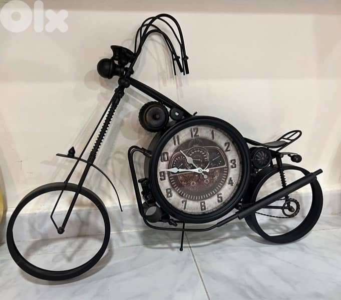ساعة موتسيكل كبيرة حديد 0