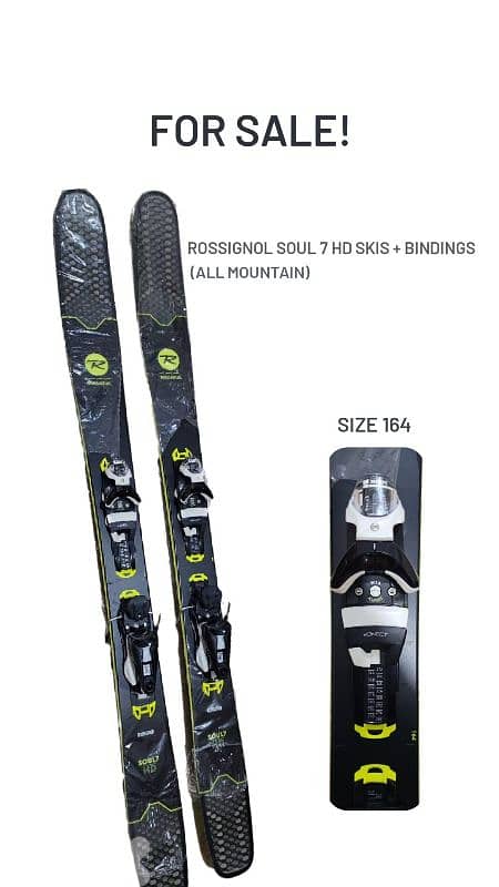 Rossignol Soul 7 HD All Mountain Skis + Bindings 0