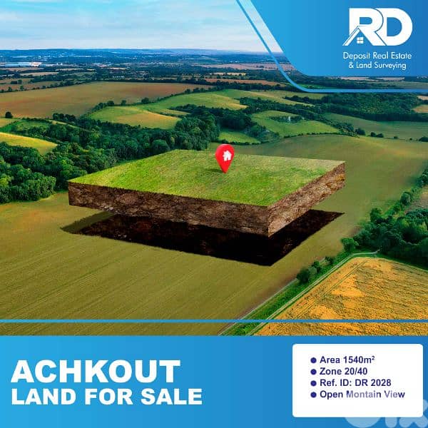 land for sale at achqout-أرض للبيع في عشقوت 0