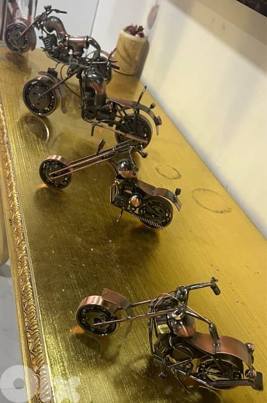 موتسيكلات حديد للديكور 4