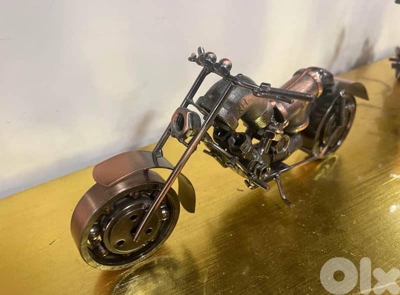 موتسيكلات حديد للديكور 5