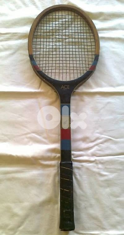 Vintage wooden tennis racket - Not Negotiable