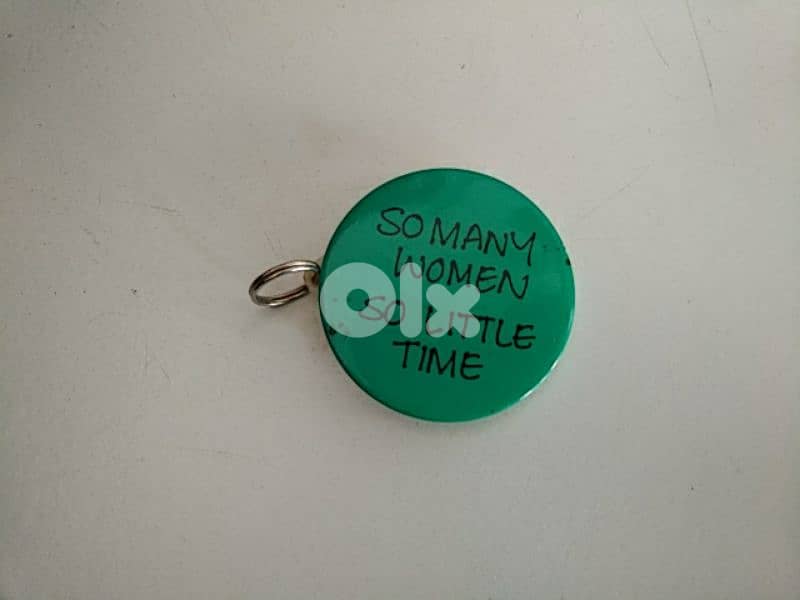 Vintage funny keychain - Not Negotiable 0