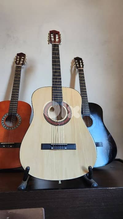 Guitar classic new + Capo + Bag (Natural