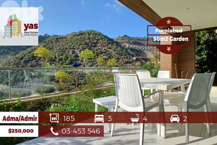 Adma/Admir 185m2 | 90m2 Garden | Furnished | Calm Area | View |EH/YV