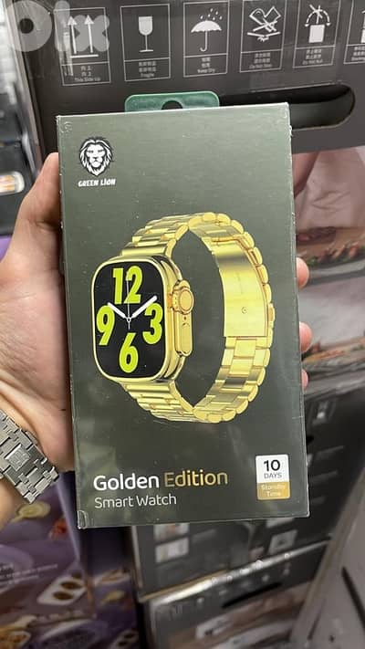 Green lion gold edition smart watch