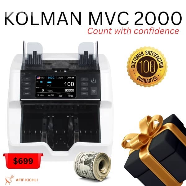 Kolman Money Counter USD EURO LBP 0