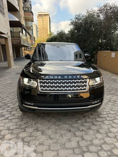 Range Rover Vogue V8 supercharged 2017 black on black (clean carfax)