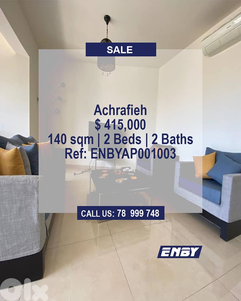 Apartment for Sale in Achrafieh | Open Sea View | Great Catch 0
