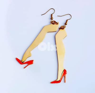 Legs earrings